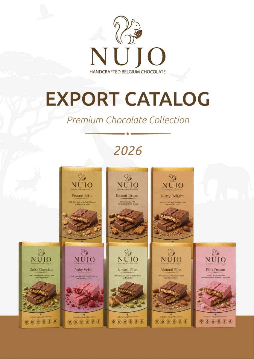 NUJO Export Catalog 2026 cover