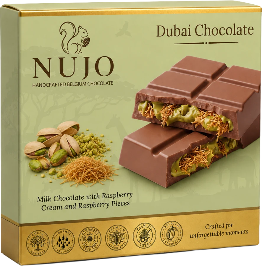NUJO Dubai Chocolate box 100g